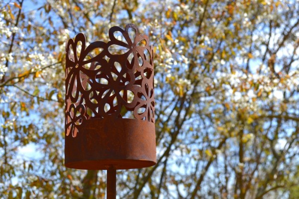 Windlicht Hippie Gartenstecker #331